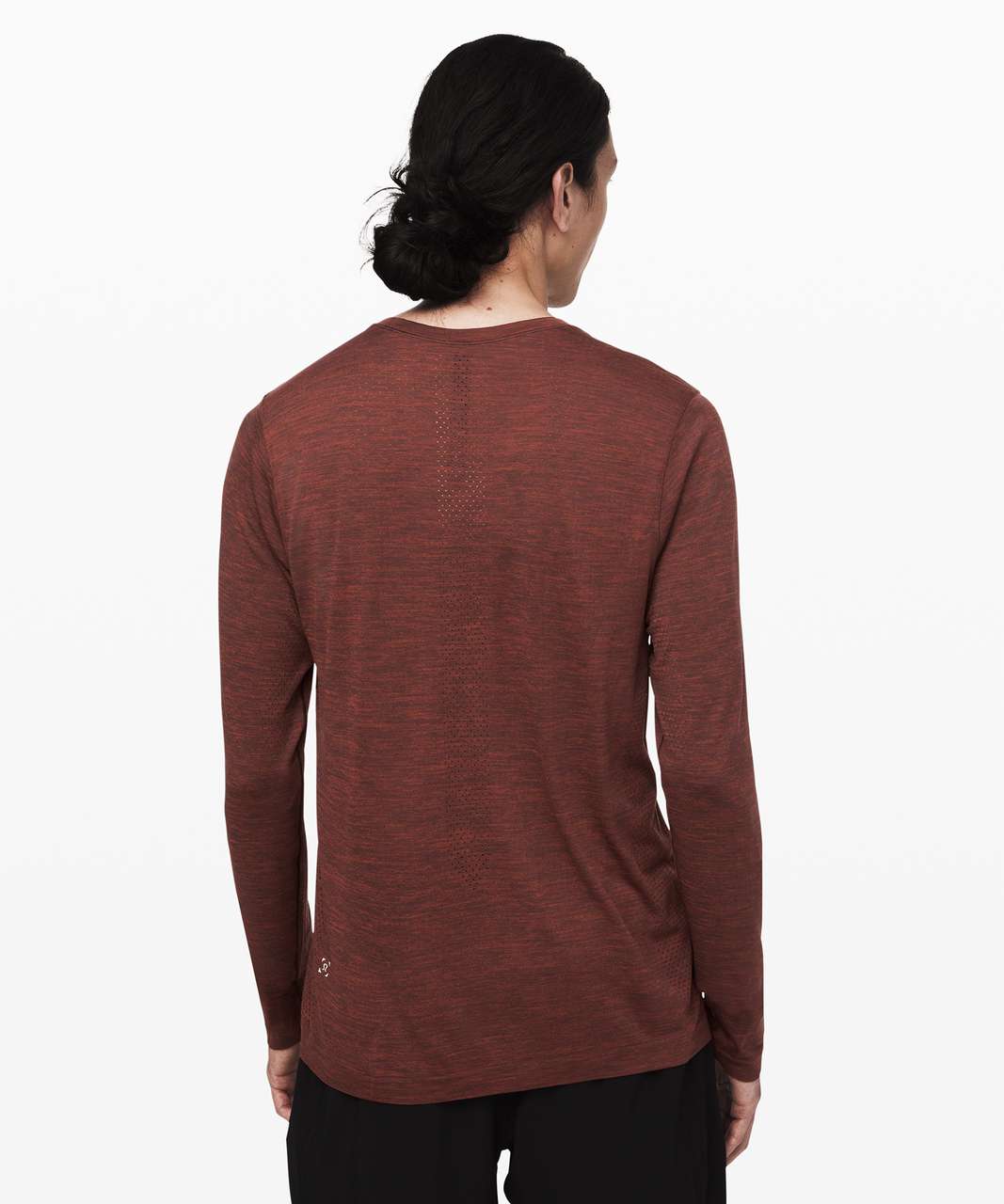 Lululemon Metal Vent Breathe Long Sleeve - Magma / Sequoia