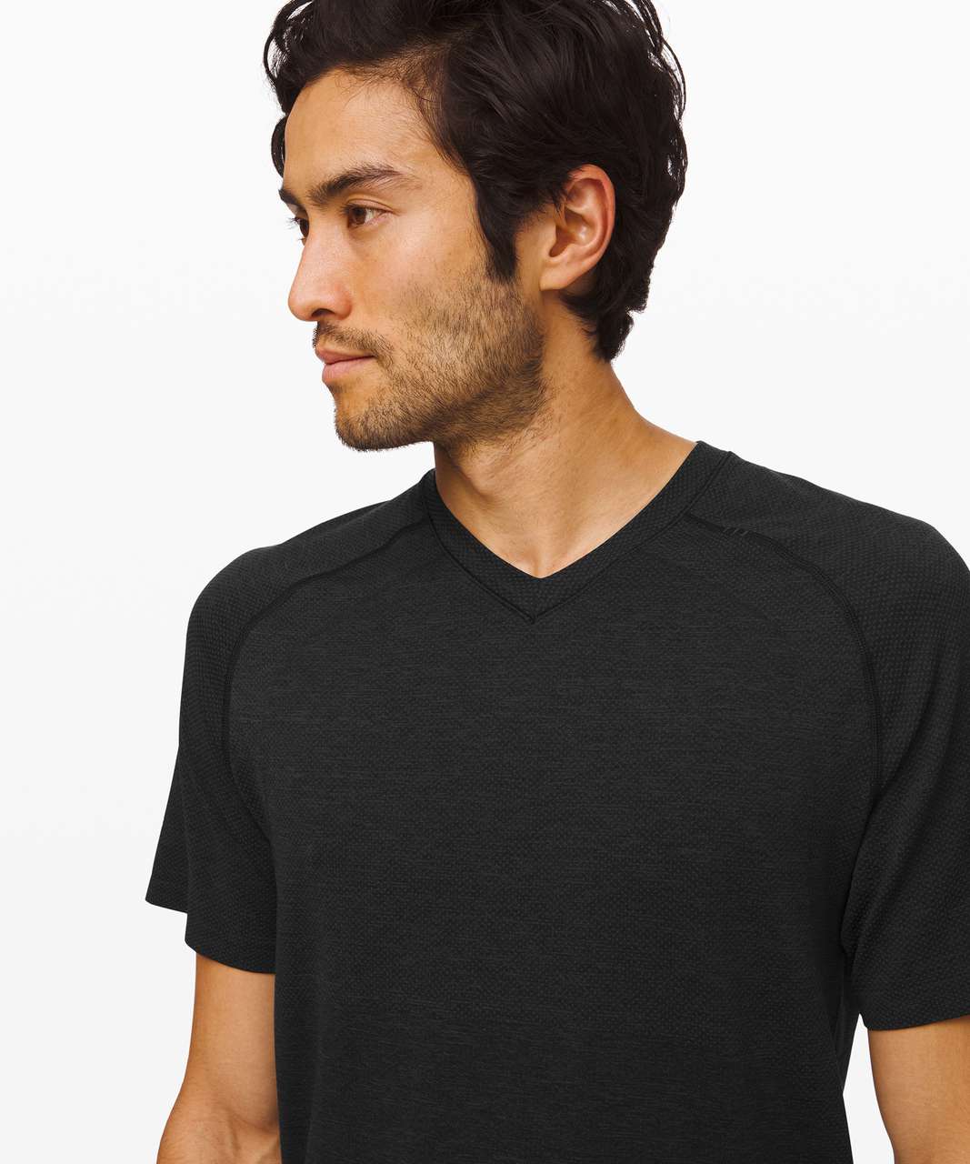 Lululemon Metal Vent Tech Short Sleeve V 2.0 - Deep Coal / Black (First Release)