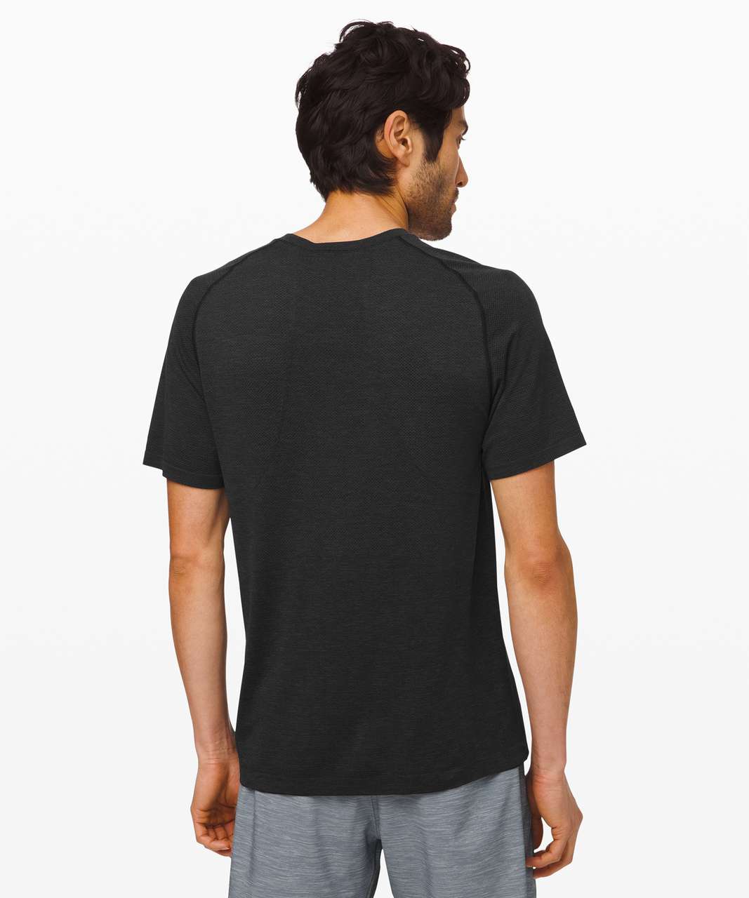 Lululemon Metal Vent Tech Short Sleeve V 2.0 - Deep Coal / Black (First Release)