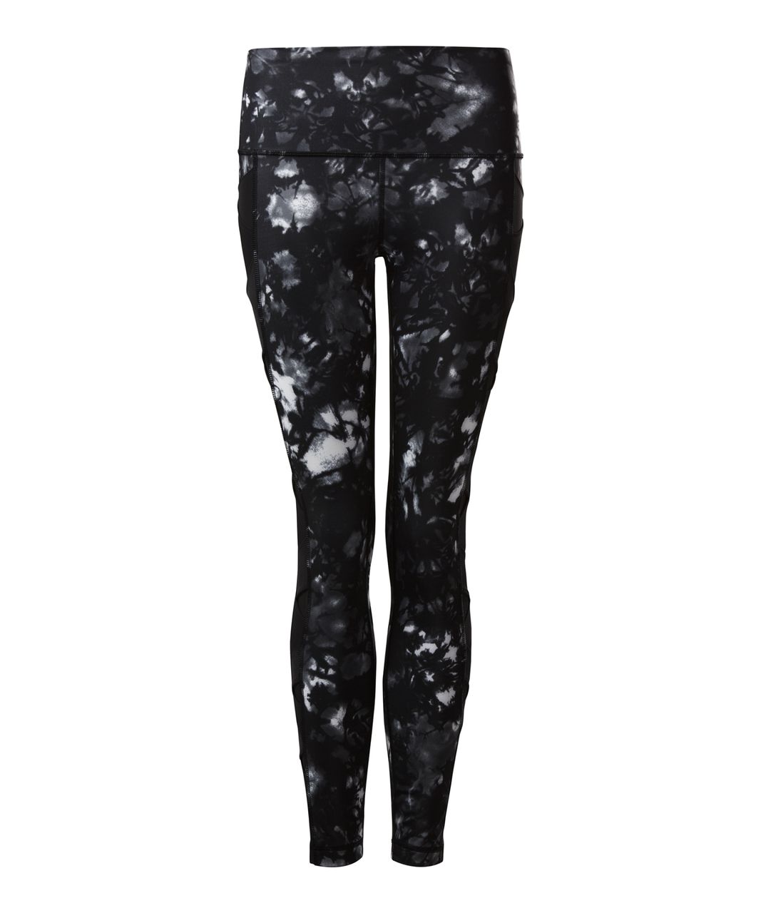 Lululemon Rise and Flow Pant (Full-On Luxtreme) - Dusk Dye White Black / Black