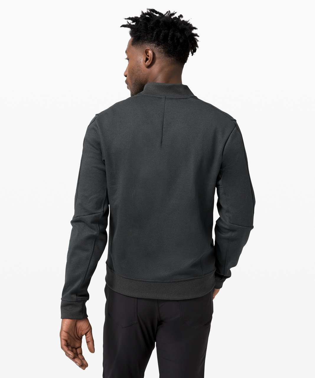 Lululemon City Sweat Bomber *Fleece - Heathered Obsidian