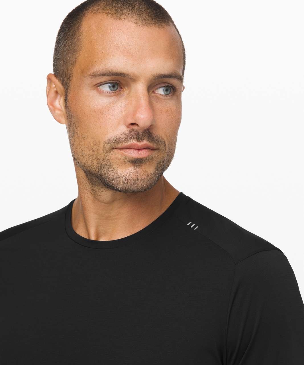 Lululemon Fast and Free Long Sleeve - Black / Heathered Obsidian - lulu ...