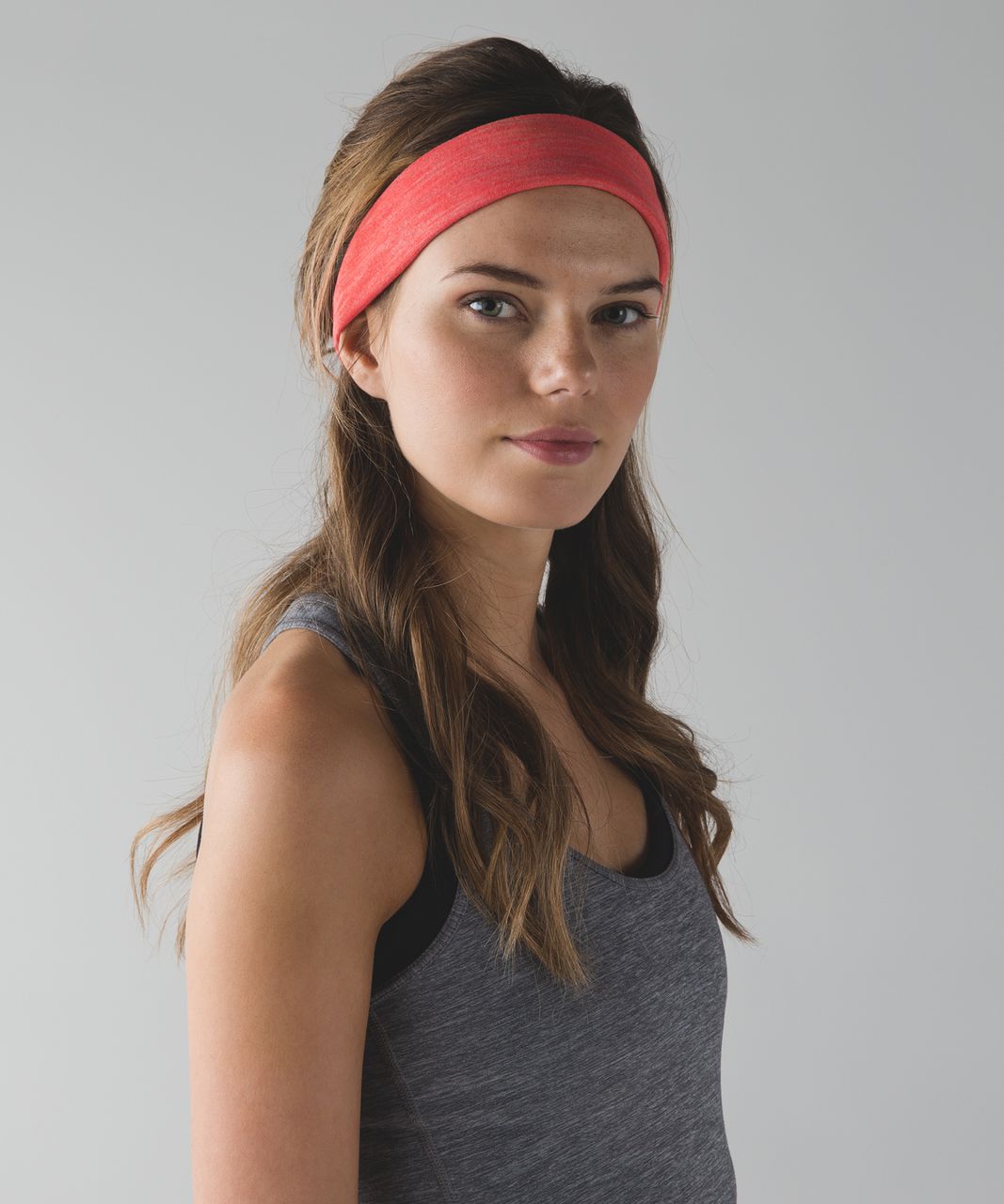 Lululemon Fringe Fighter Headband - Paint Storm Espresso Multi / Heathered Cape Red