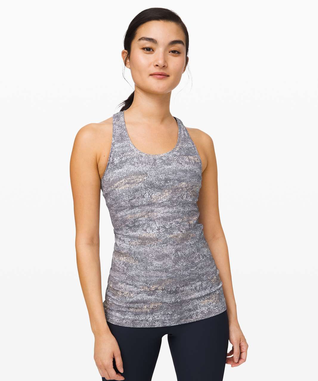 Lululemon Cool Racerback II *Nulu - Frozen Vista Alpine White Multi