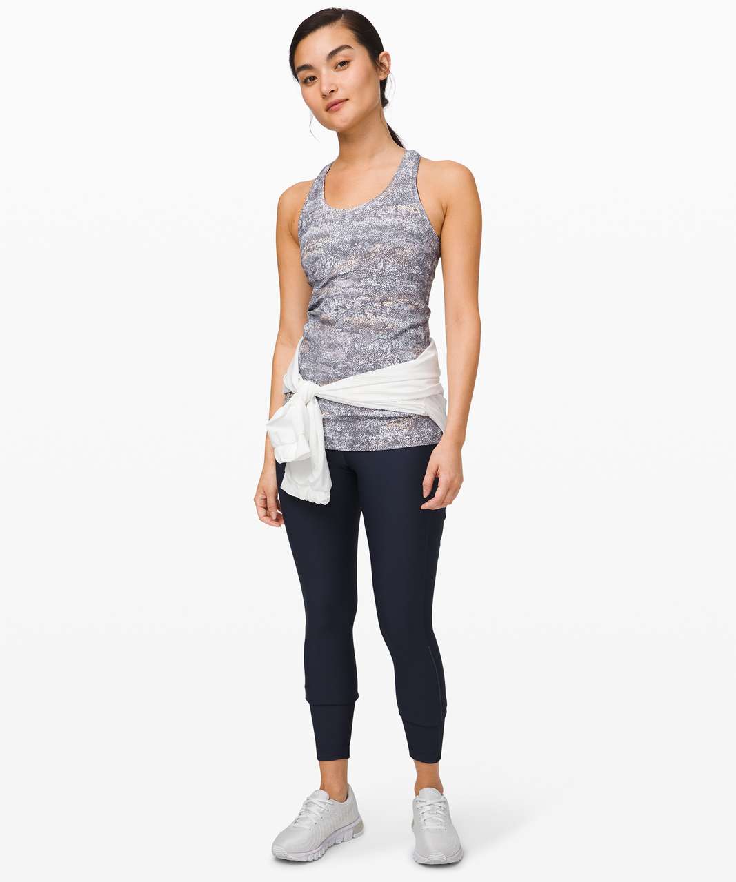 Lululemon Cool Racerback II *Nulu - Frozen Vista Alpine White Multi