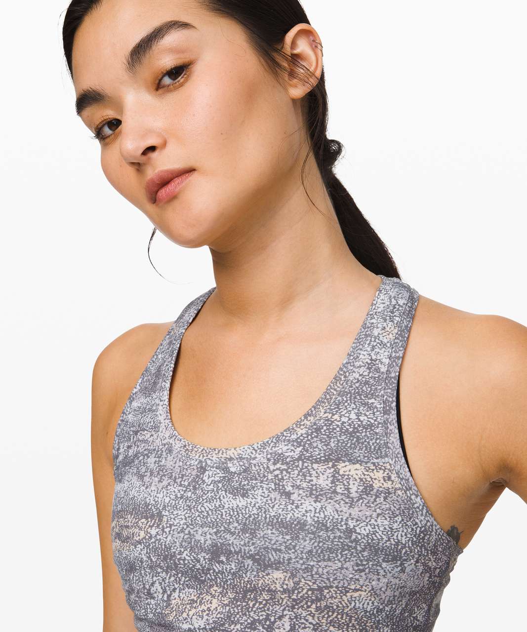 Lululemon Cool Racerback II *Nulu - Frozen Vista Alpine White Multi