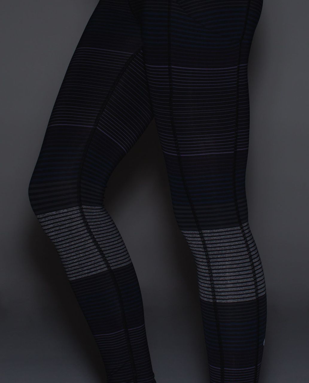 Lululemon Speed Tight II - Om Stripe Black Multi / Black