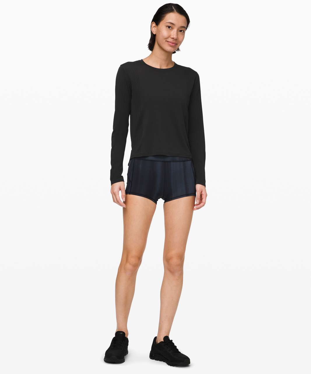 Lululemon Train to Be Long Sleeve - Black / Black (First Release)