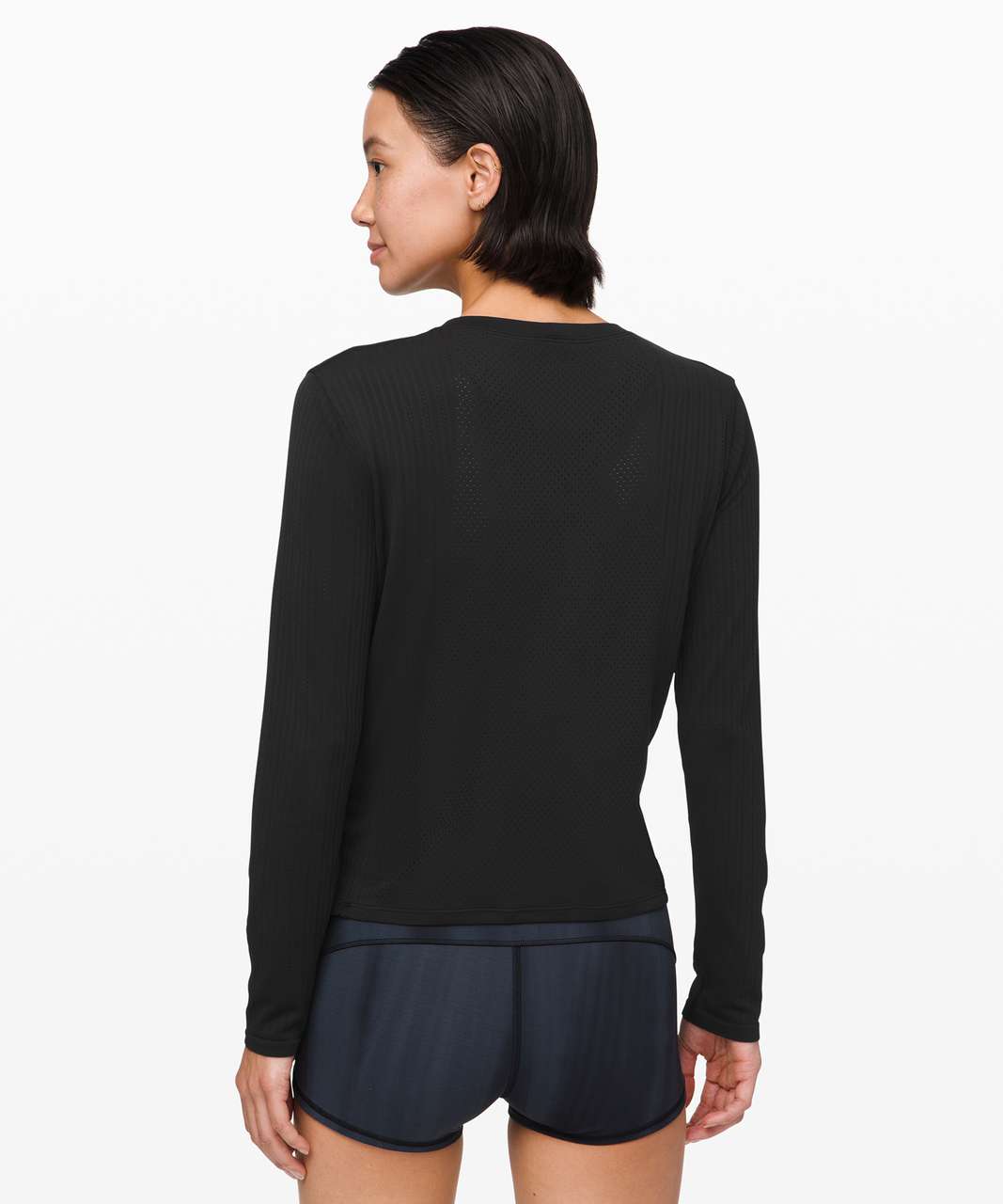 Lululemon Train to Be Long Sleeve - Black / Black (First Release)