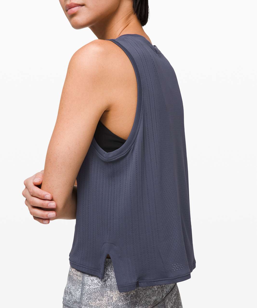 Lululemon Train to Be Tank Top - Capture Blue / Capture Blue