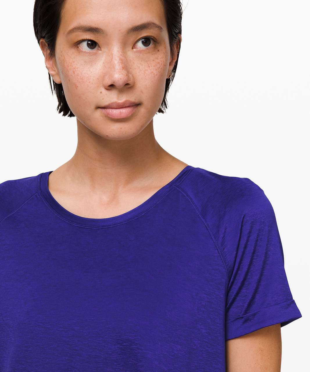 Lululemon Open Up Tie Back Tee - Larkspur - lulu fanatics