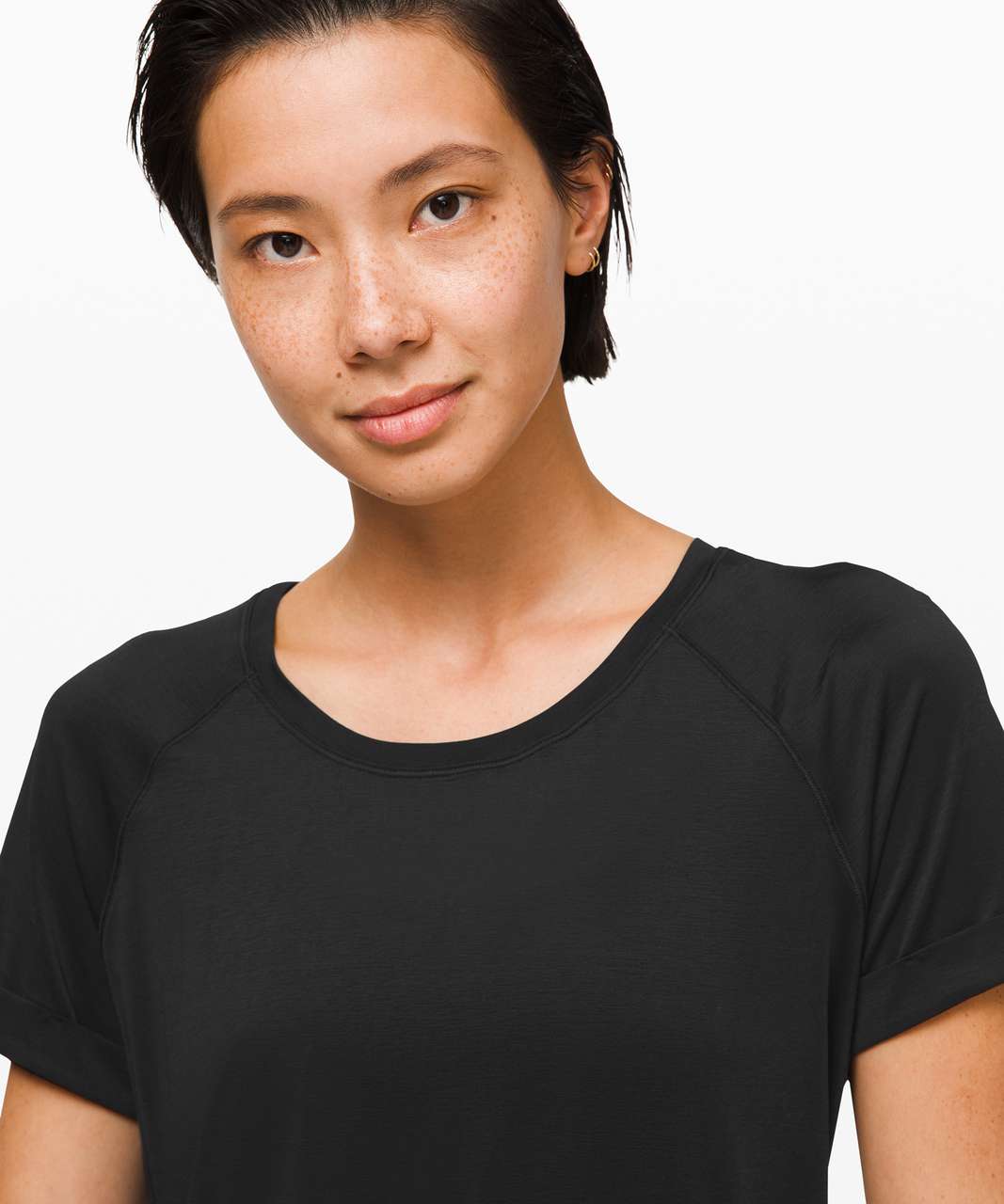 Lululemon Open Up Tie Back Tee - Black