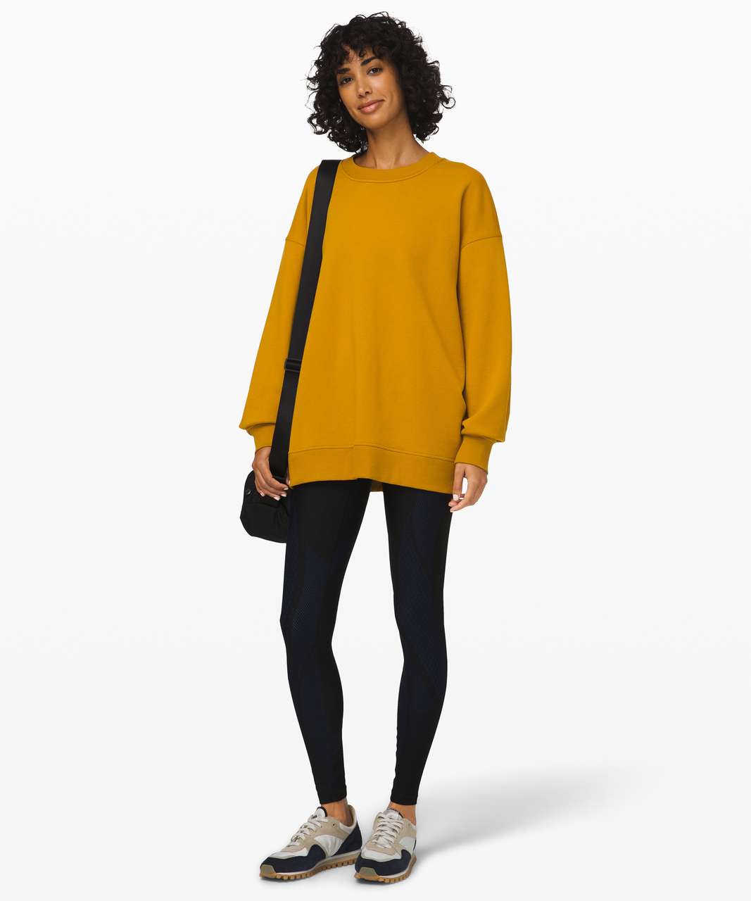 Lululemon Perfectly Oversized Crew - Fools Gold - lulu fanatics