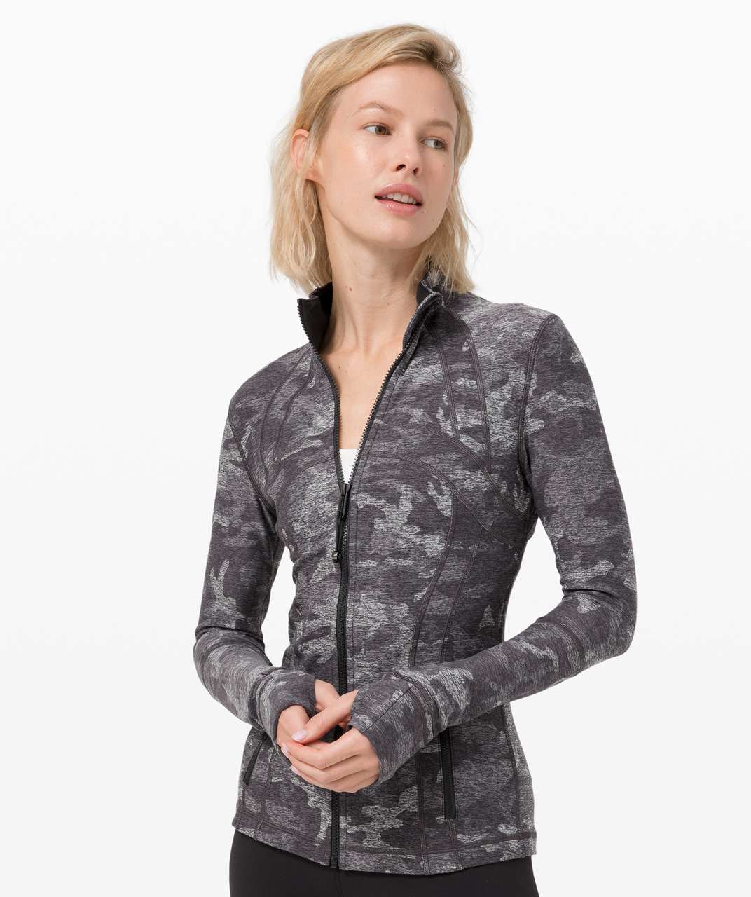 lululemon Define Jacket Incognito Camo Alpine White 6 - Athletic apparel