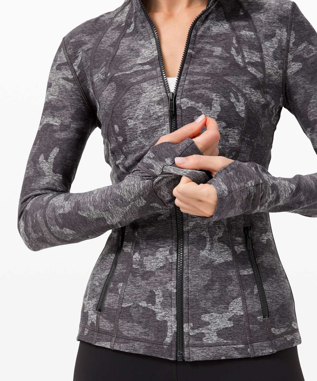 Lululemon Define Jacket *Rulu - Incognito Camo HTR Black