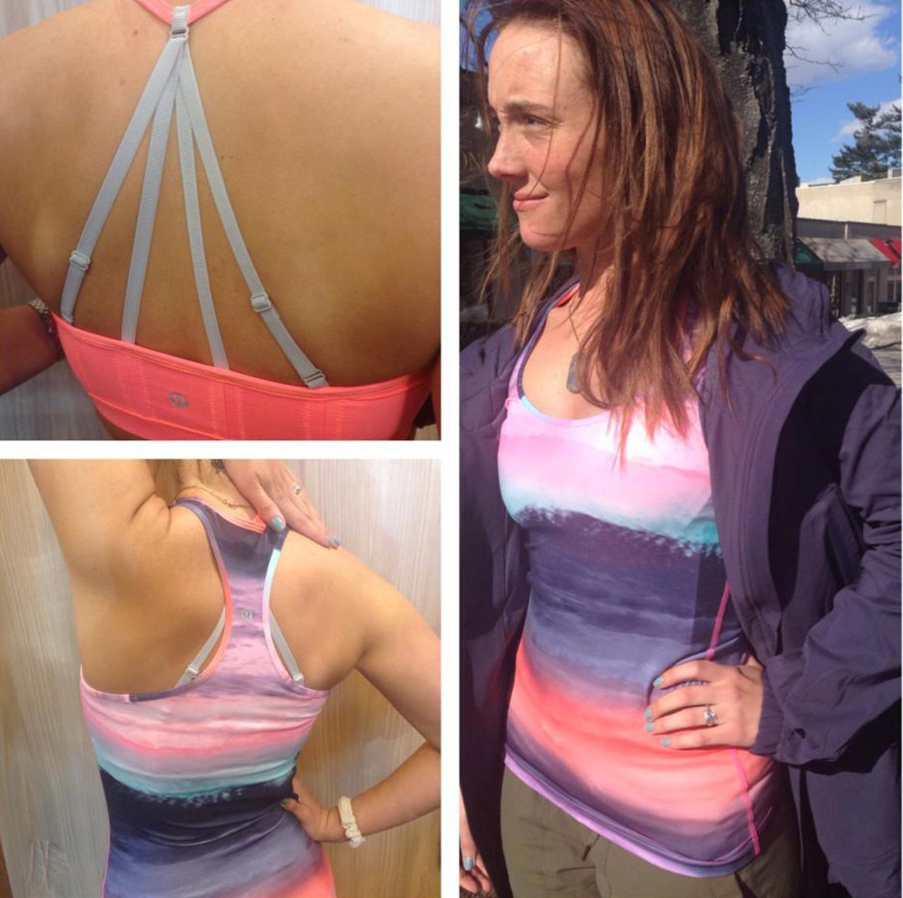 Lululemon Cool Racerback - Beachscape Multi