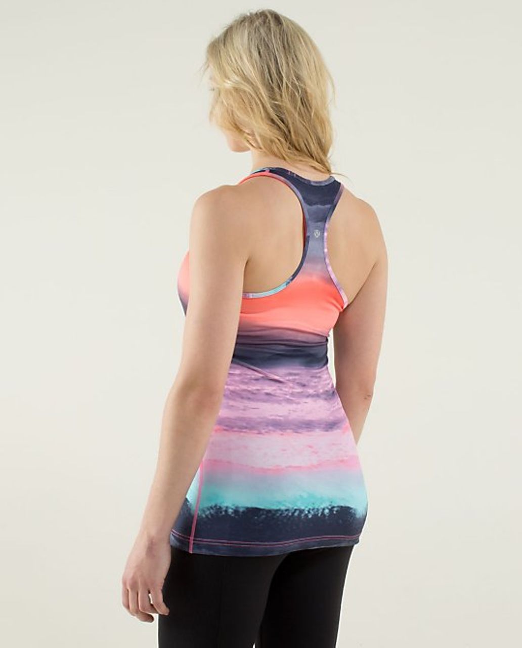 Lululemon Cool Racerback Tank Top Flow Y Fitted Pinkelicious 6