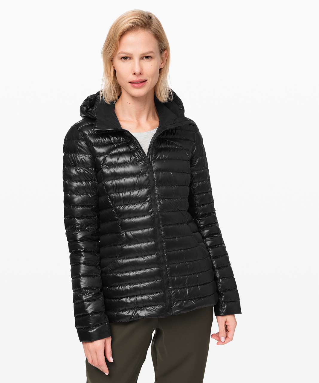 Lululemon Pack It Down Jacket *Shine - Black - lulu fanatics