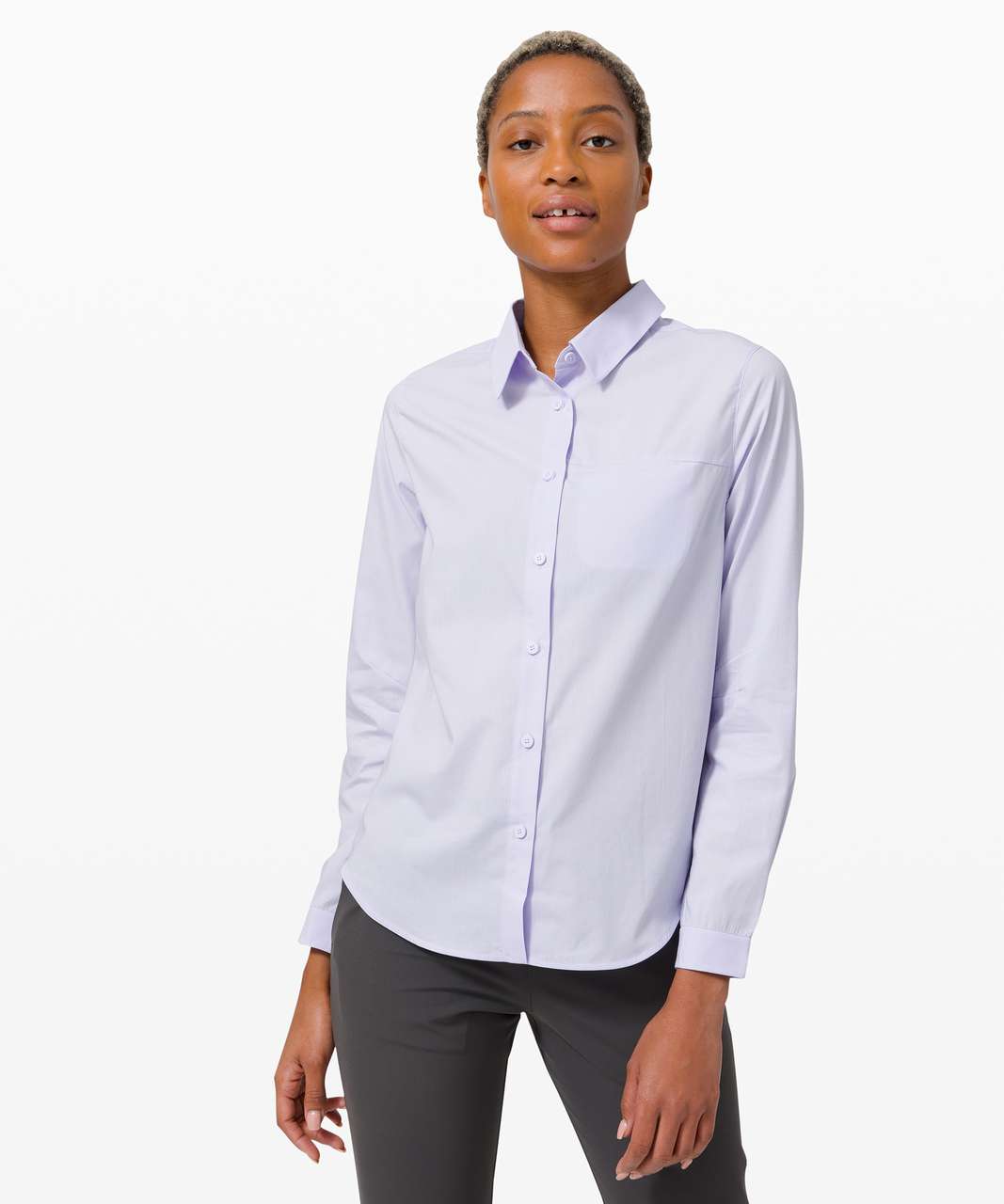 Lululemon Full Day Ahead Shirt - Serene Blue