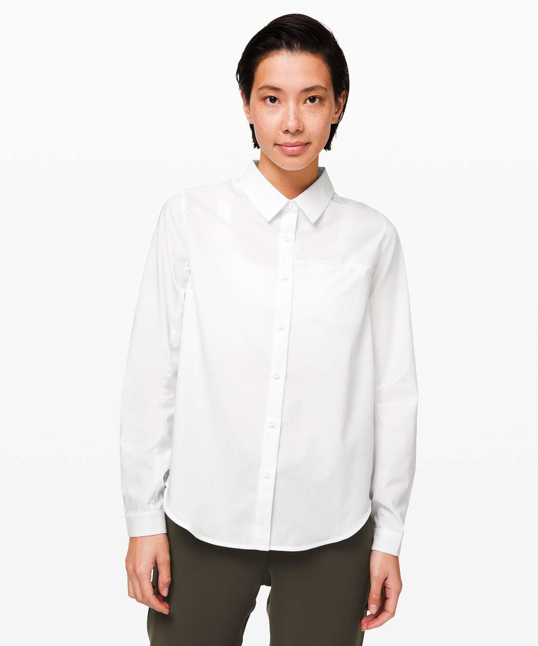 Lululemon Full Day Ahead Shirt - White