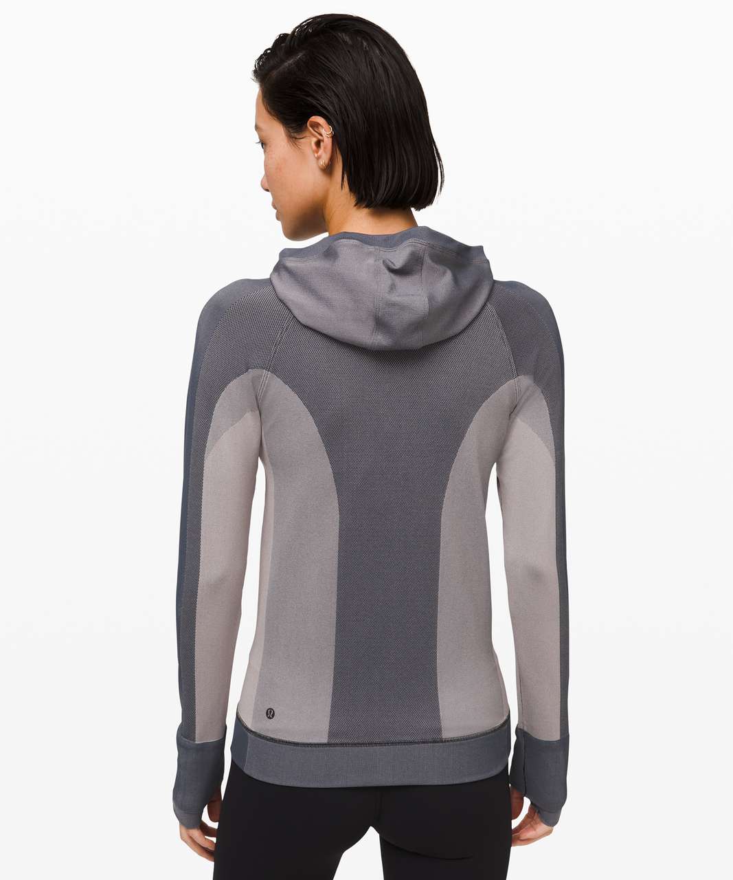 Lululemon Ebb to Train Jacket *Abstract - Black / Dark Chrome