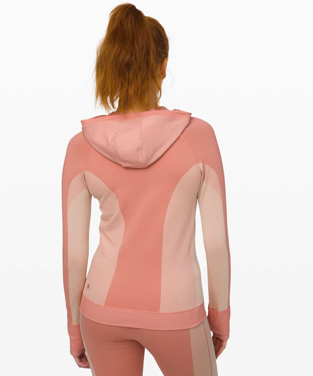 LULULEMON EBB TO TRAIN TIGHT 2 COPPER CLAY ANGEL WING SEAMLESS