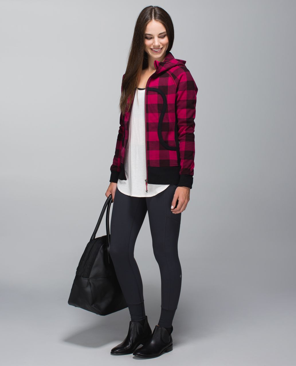 Berry Tartan Leggings