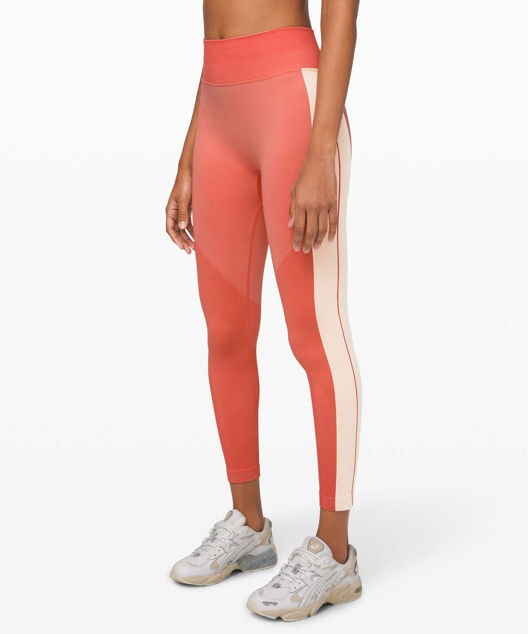 Lululemon Ebb to Train Tight *Abstract - Copper Clay / Angel Wing