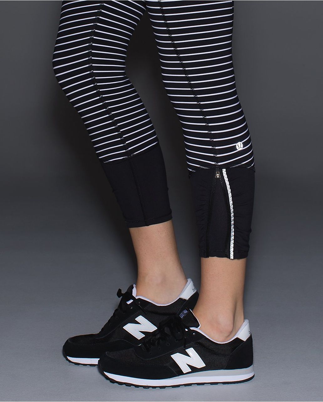 Lululemon Runday Crop - Parallel Stripe