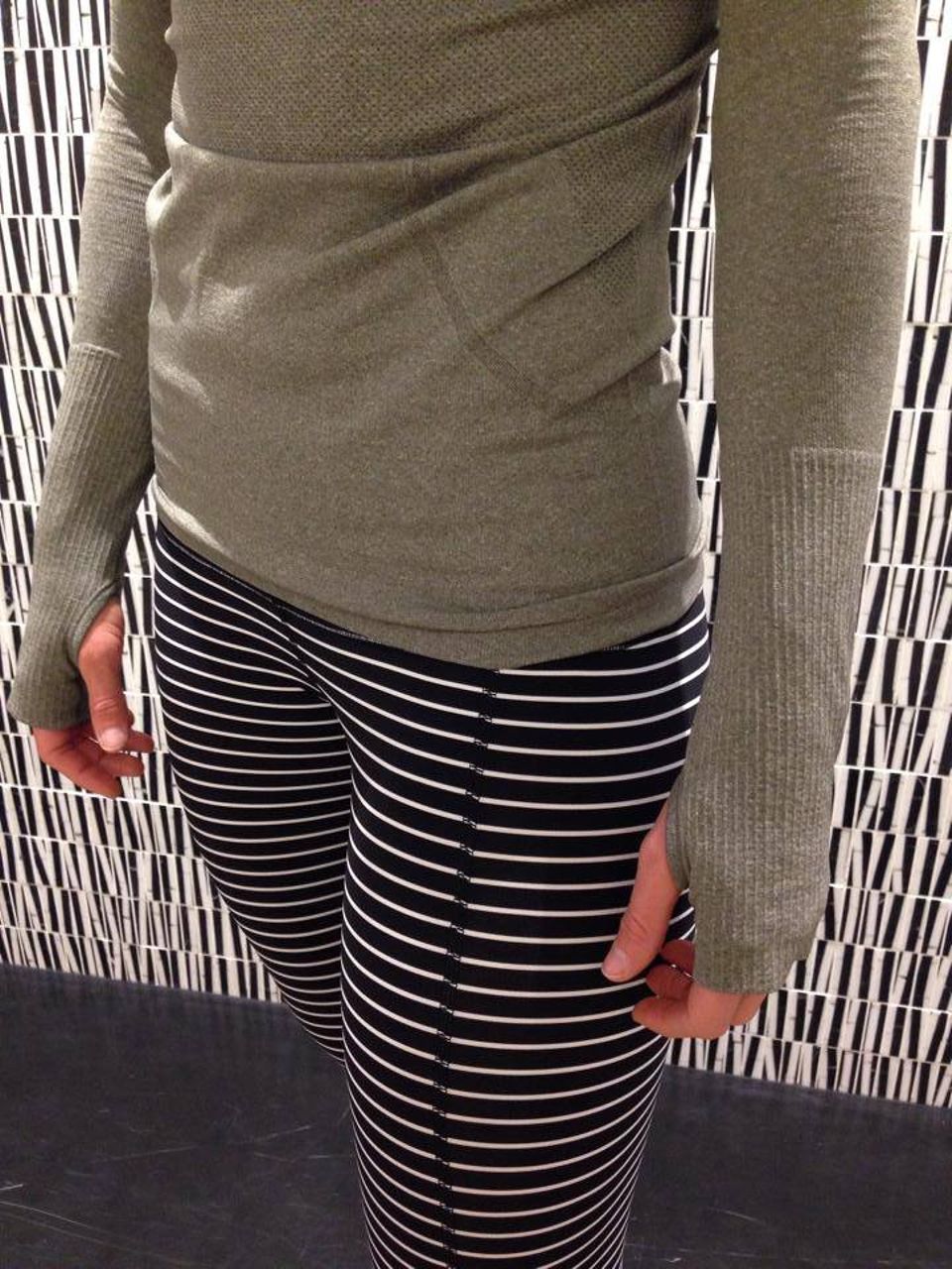 Lululemon Runday Crop - Parallel Stripe - lulu fanatics