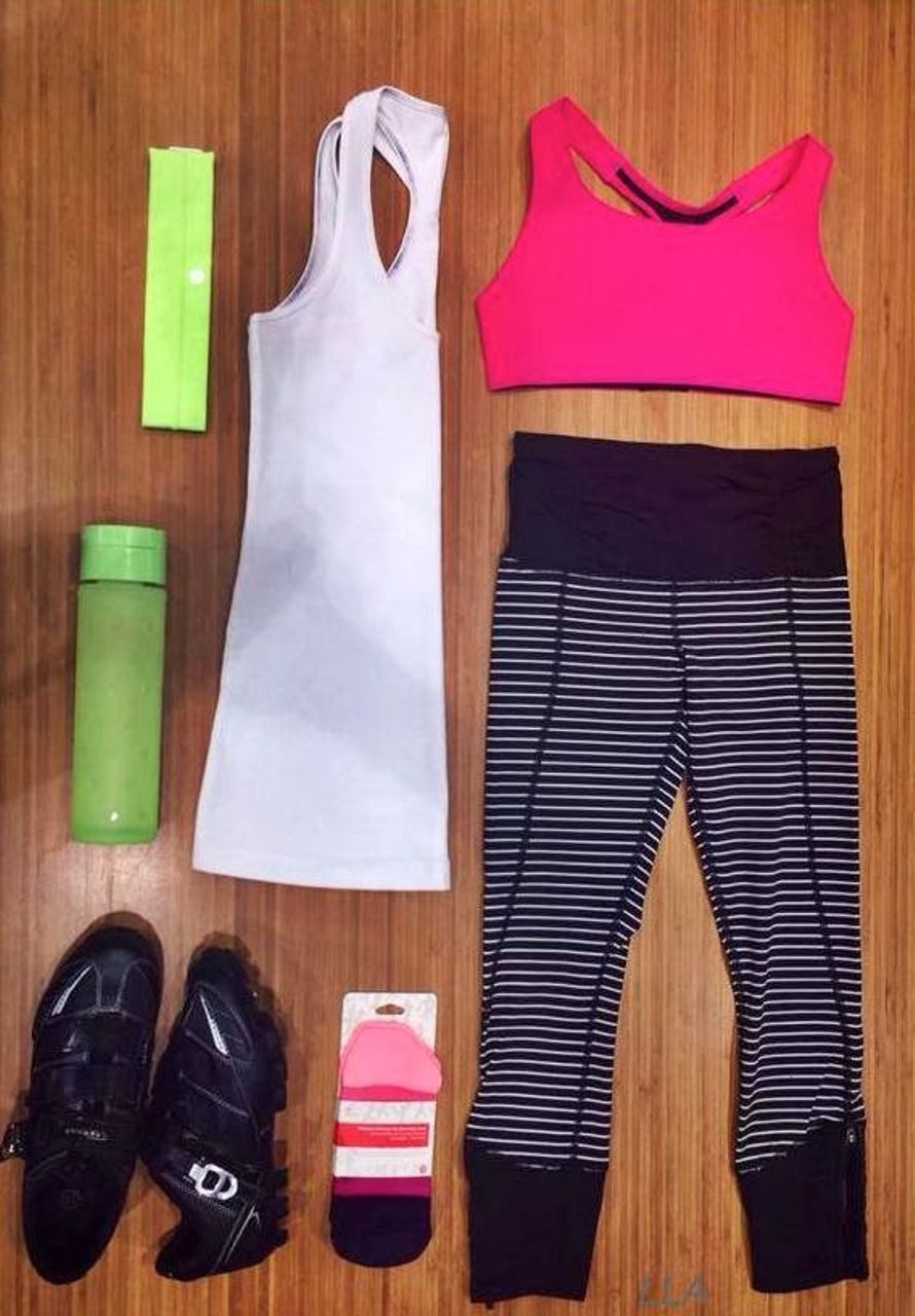 Lululemon Runday Crop - Parallel Stripe