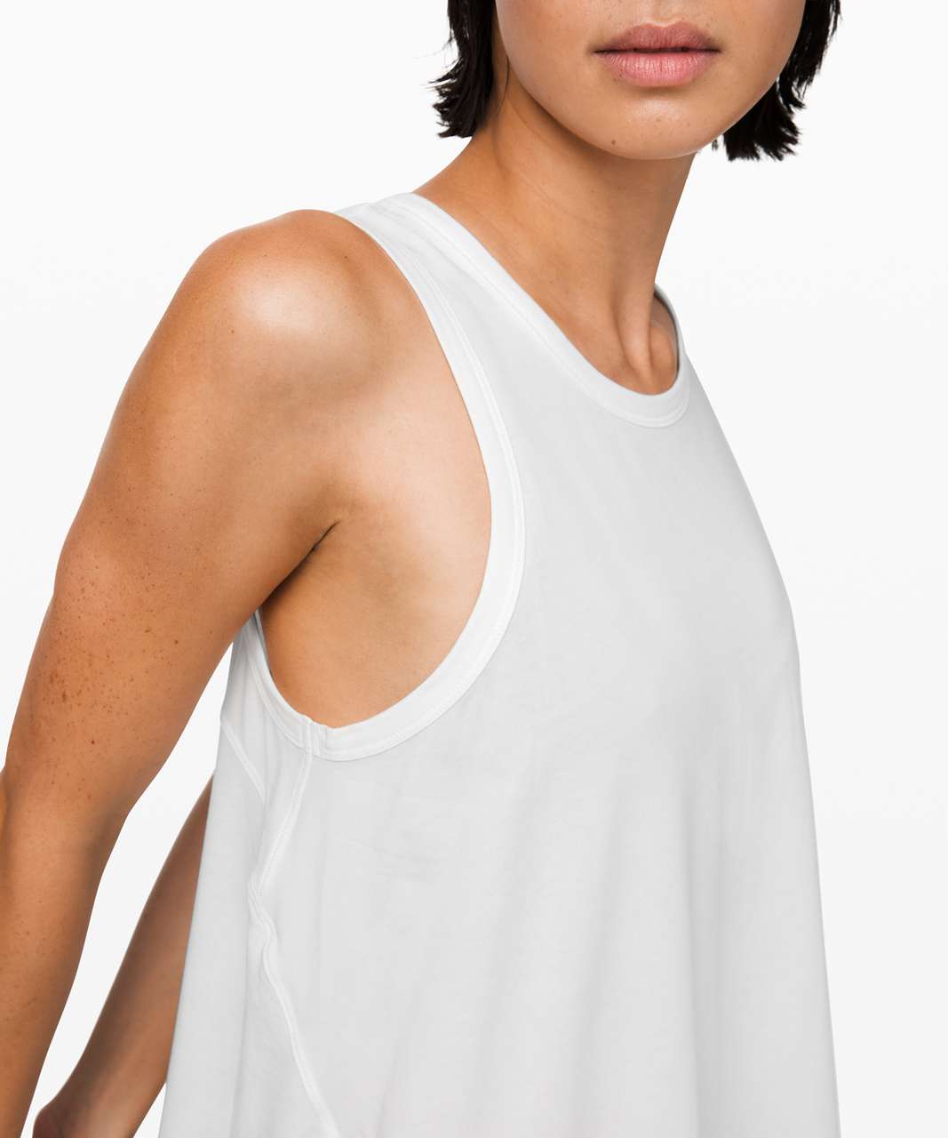 Lululemon Long for Length Tank - White