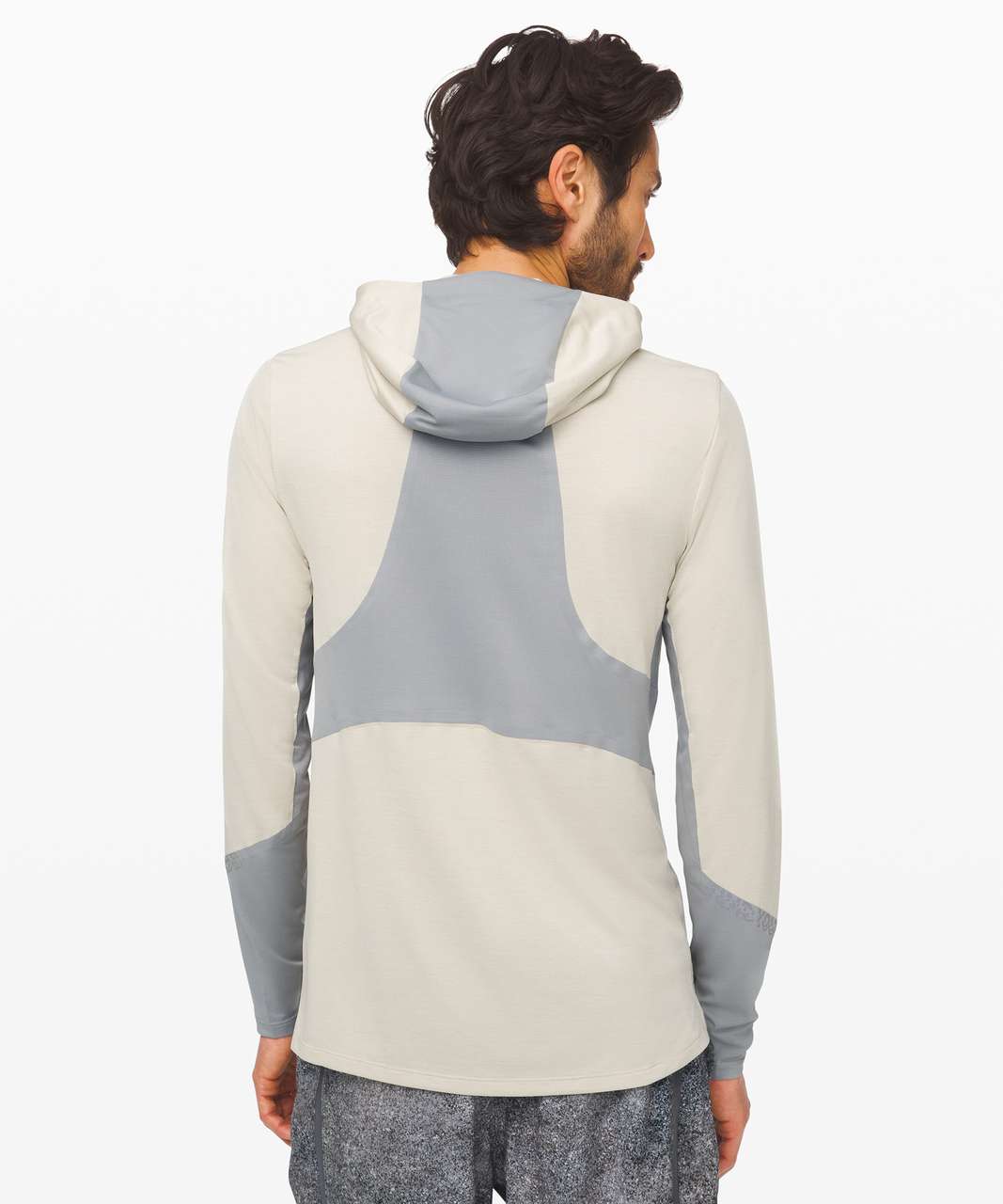 Lululemon Fast and Free Hoodie - Heathered Muslin / Light Cast - lulu ...