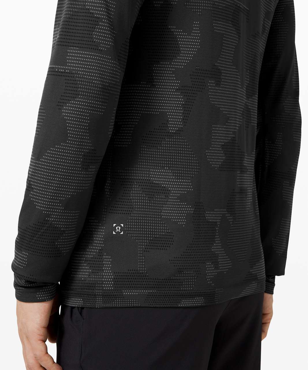 Lululemon Metal Vent Tech Hoodie *Geo Camo - Asphalt Grey / Obsidian / Black