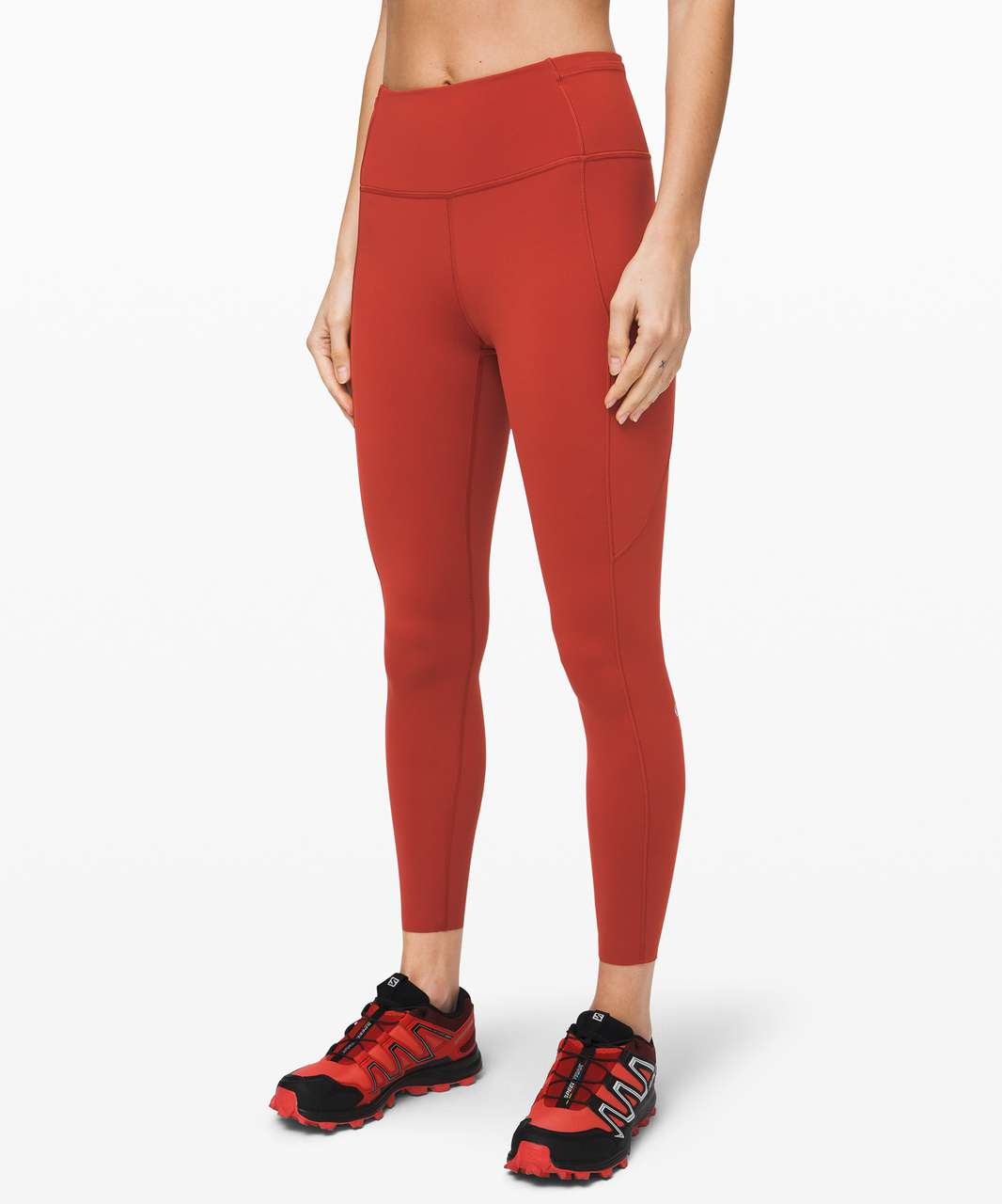 Lululemon Fast and Free Tight II 25" *Non-Reflective Nulux - Magma