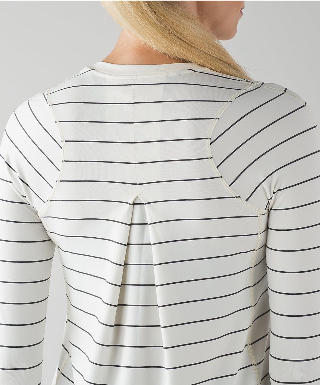 Lululemon Tuck And Flow Long Sleeve - Silver Spoon Angel Wing (AU