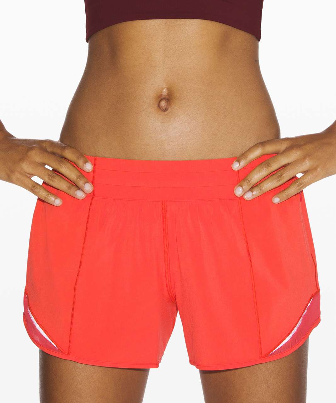 Lululemon Hotty Hot Short II *Long 4" - Thermal Red