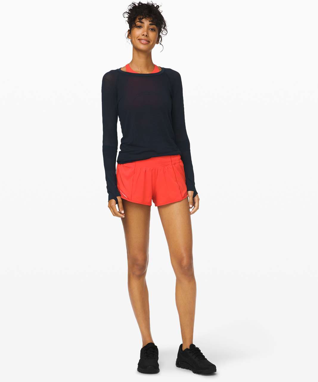 Lululemon Hotty Hot Short II *2.5" - Thermal Red