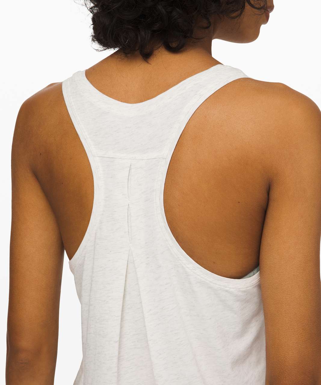 Lululemon Love Tank *Pleated - Heathered Dove Grey