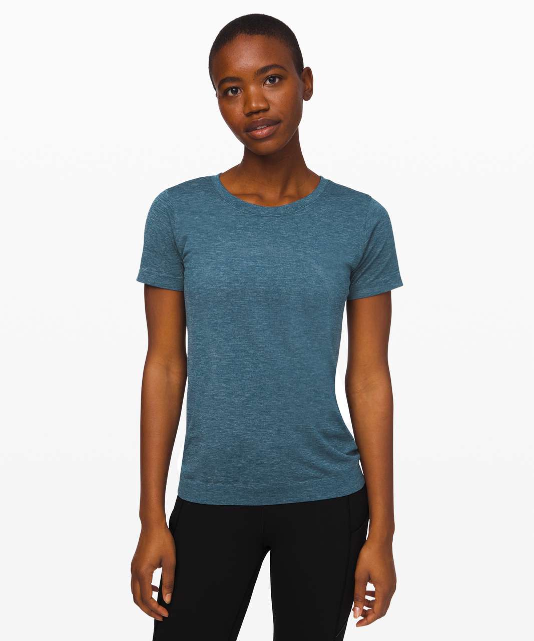 Lululemon Swiftly Breathe Short Sleeve In Blue