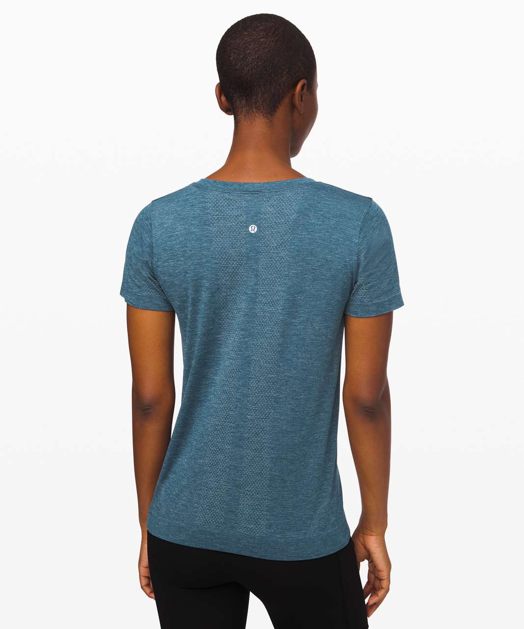 Lululemon Swiftly Relaxed Short Sleeve - Blue Charcoal / Night Diver