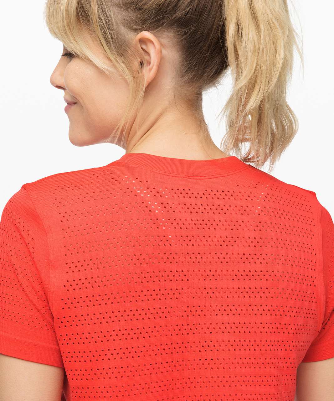 Lululemon Breeze By Short Sleeve *Squad - Thermal Red / Thermal Red