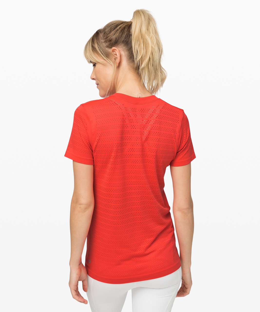 Lululemon Breeze By Short Sleeve *Squad - Thermal Red / Thermal Red