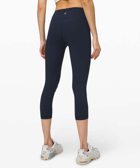 Lululemon Wunder Under Crop (Laser) *Full-On Luon - Black - lulu fanatics