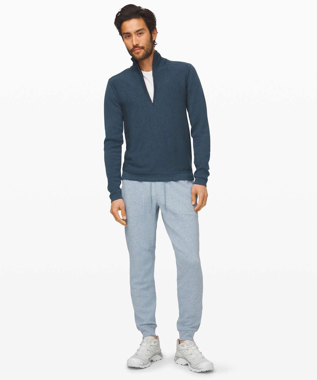 Lululemon At Ease Jogger - Heathered Chambray / Black