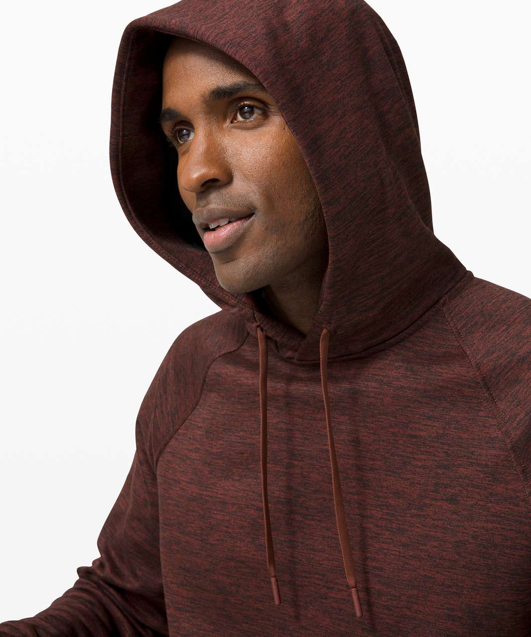 Lululemon City Sweat Pullover Hoodie Fleece - Heathered Mahogany