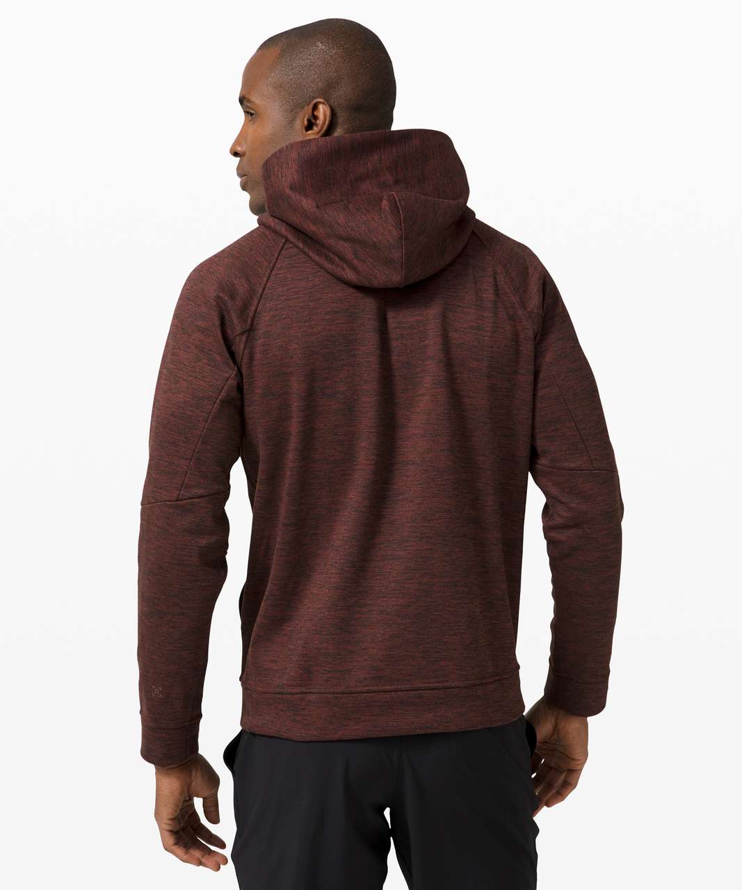 Lululemon City Sweat Pullover Hoodie Fleece - Heathered Mahogany