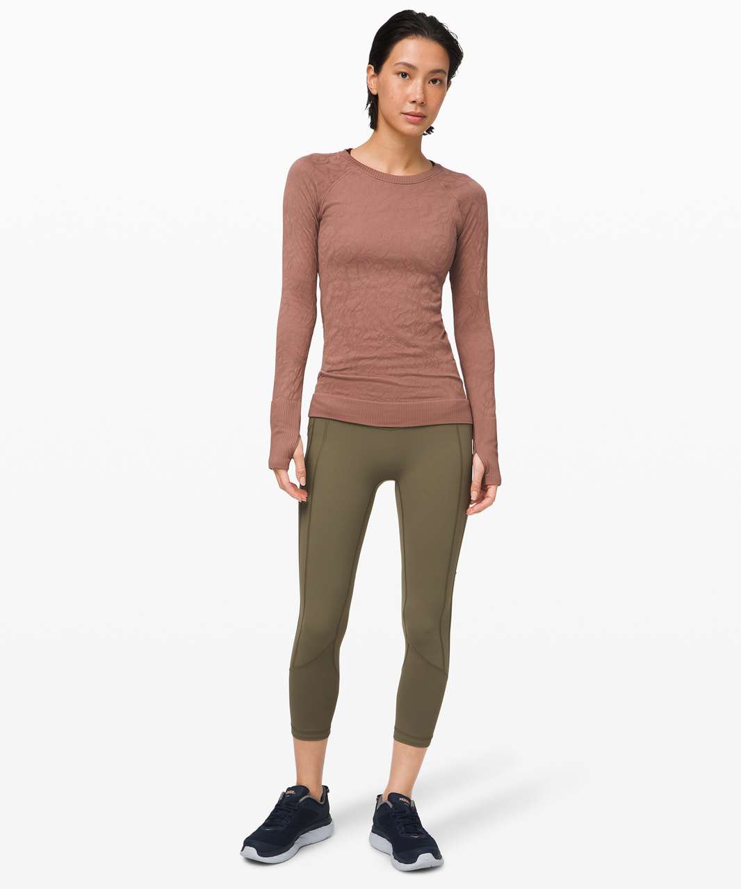 Lululemon Rest Less Pullover Jasper/Oceanic - Retail $108