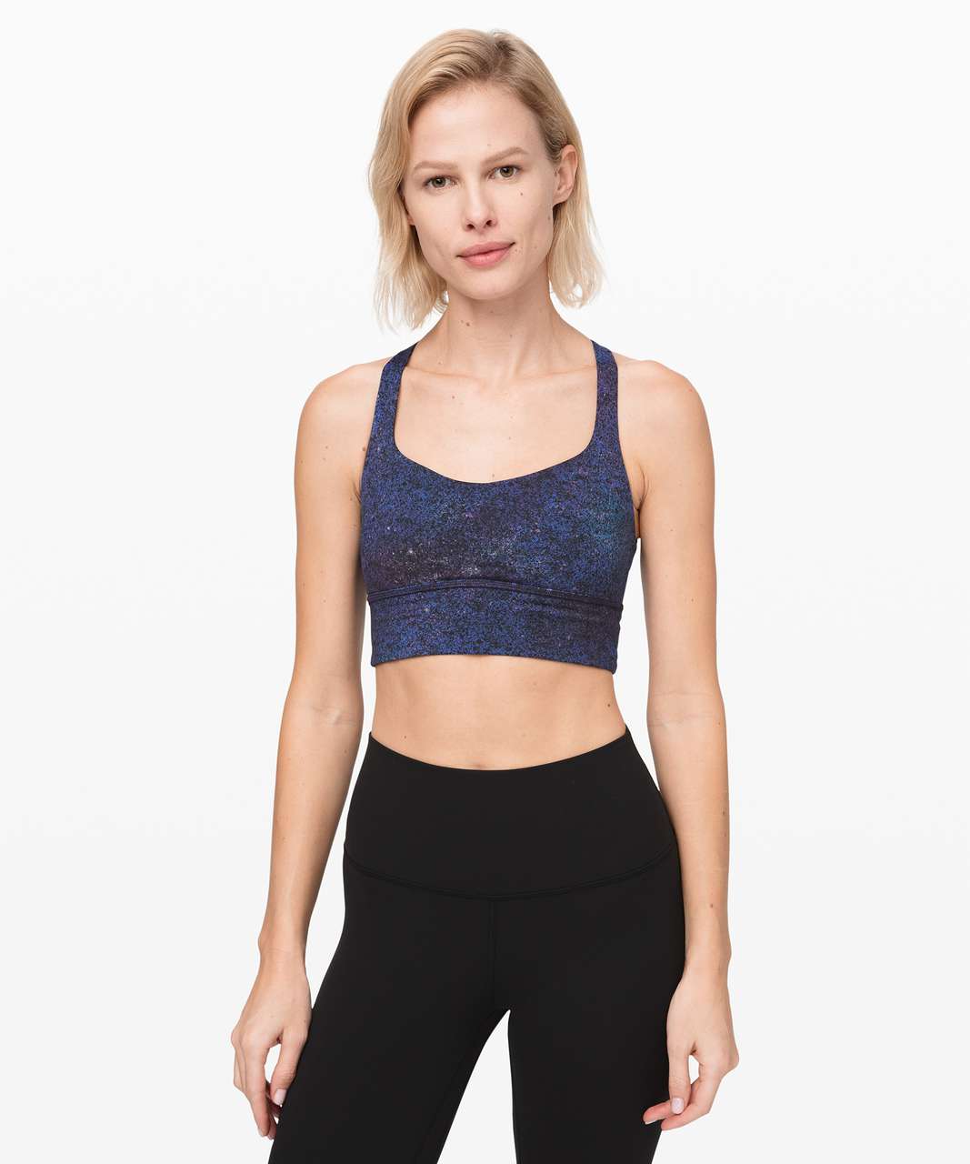 Lululemon Free to Be Bra *Wild Long Line - Polar Lights Blue Multi