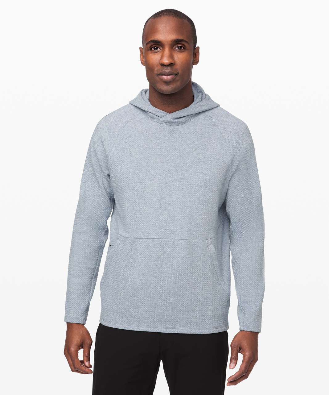 Lululemon GridLiner Fleece Hoodie - Heathered Black - lulu fanatics